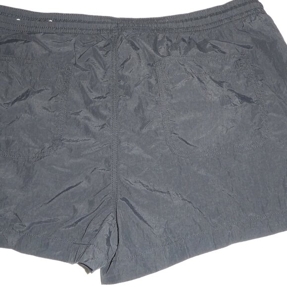 American Eagle Unisex Black Mesh Lined Shorts - Black - Picture 2 of 6